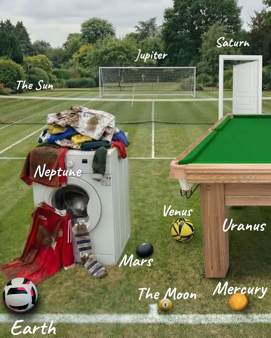 Composite image of the football scale